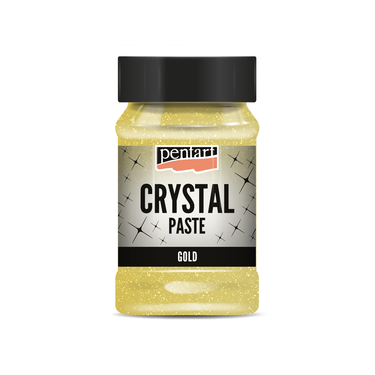 Pasta kryształowa Pentart 100 ml – złoty