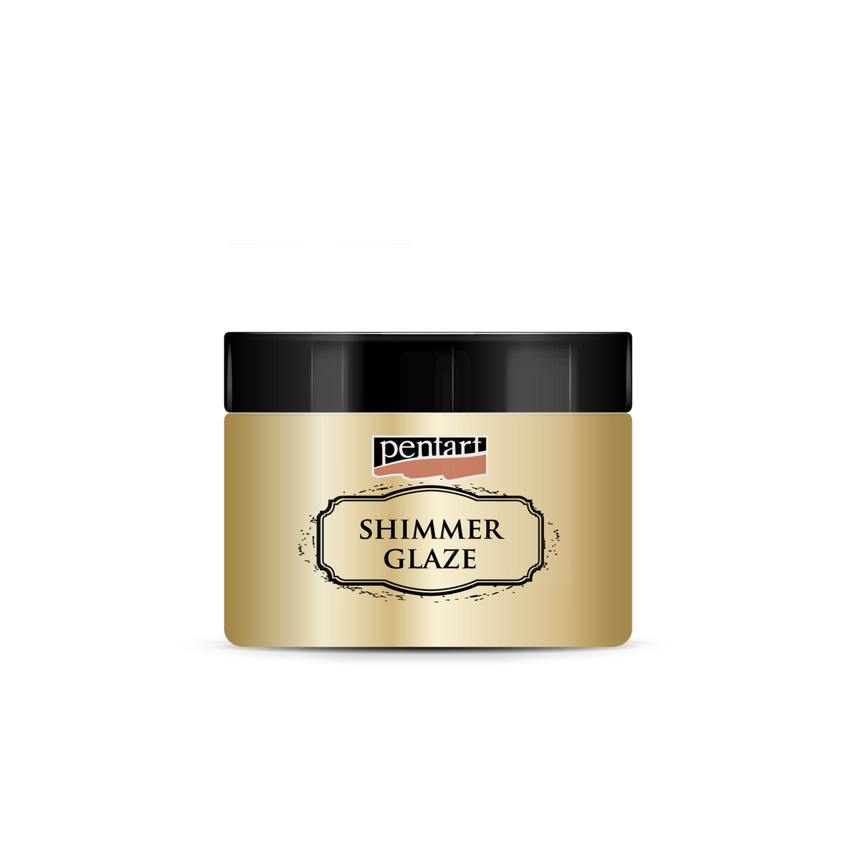 Glazura brokatowa Pentart Junior Paints Shimmer Glaze 150 ml – złoty