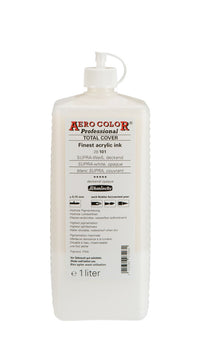 Tusz akrylowy Schmincke AERO COLOR Professional 1 l – 101 SUPRA-biel, kryjąca