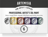 Zestaw farb olejnych Artemisia 20 ml – 6 x