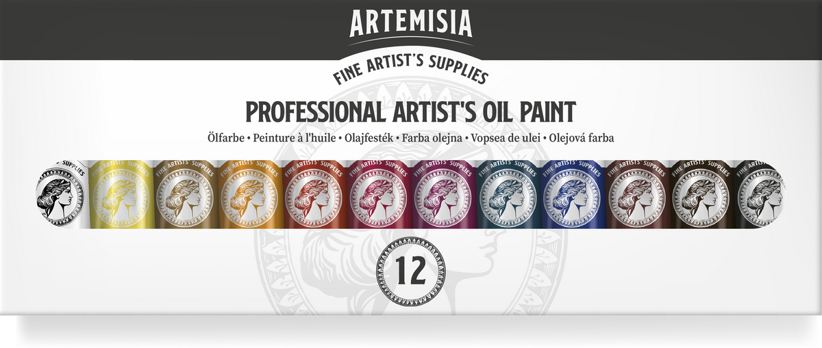 Zestaw farb olejnych Artemisia 20 ml – 12 x