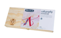 Zestaw gwaszy Schmincke Calligraphy Gouache w drewnianej kasecie, 12 x 20 ml