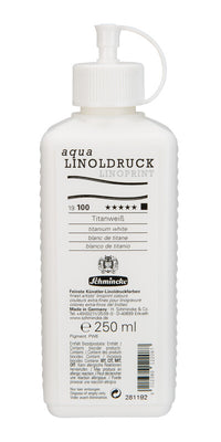 Farba do linorytu Schmincke aqua-LINOPRINT 250 ml – 100 Biel tytanowa