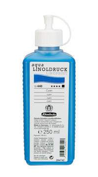 Farba do linorytu Schmincke aqua-LINOPRINT 250 ml – 440 Cyjan