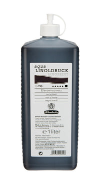 Farba do linorytu Schmincke aqua-LINOPRINT 1 l Ivory black