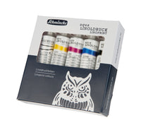 Zestaw farb do linorytu Schmincke aqua-LINOPRINT, 5 x 20 ml