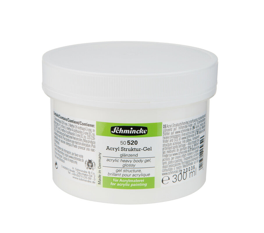 Gęsty żel błyszczący Schmincke Heavy body gel, glossy 300 ml