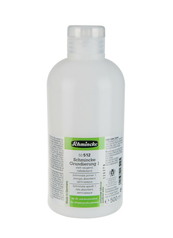 Schmincke primer 1, mocno chłonny grunt malarski 500 ml