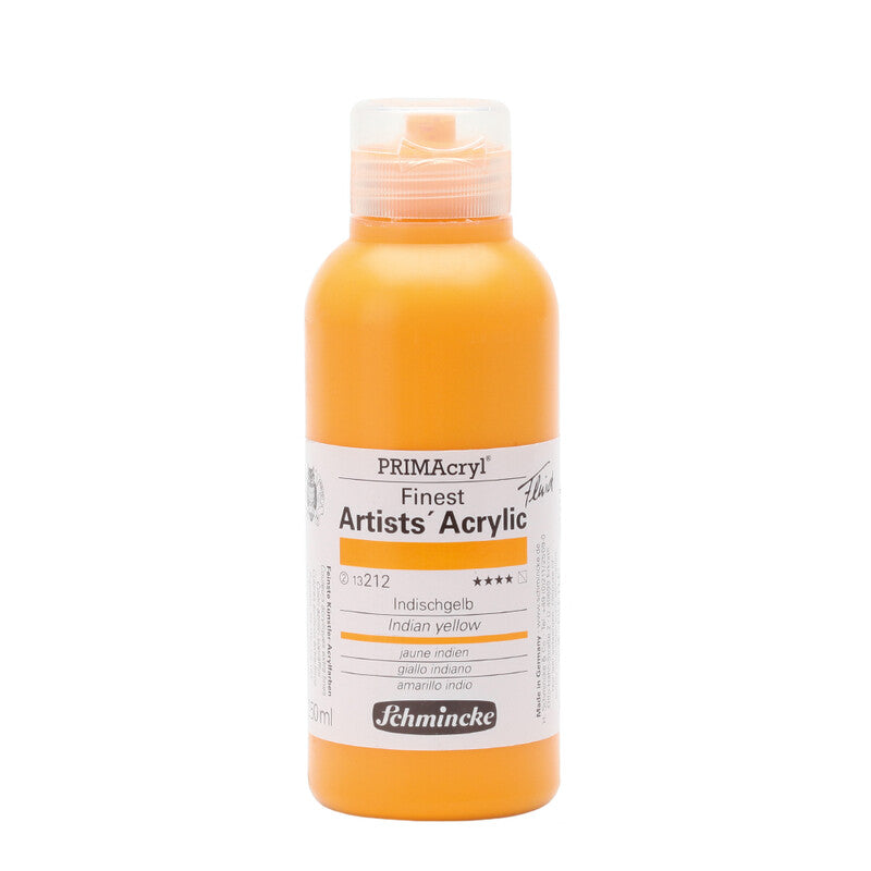 Farby akrylowe Schmincke PRIMAcryl Professional 250 ml – 212 Żółcień indyjska płynna