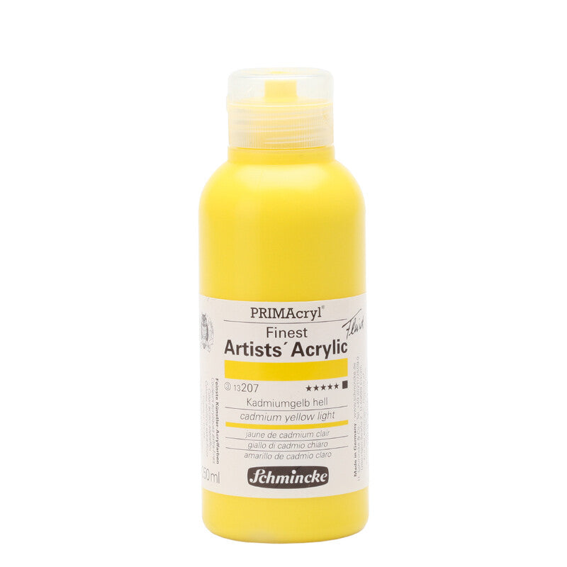 Farby akrylowe Schmincke PRIMAcryl Professional 250 ml – 207 Żółcień kadmowa jasna płynna