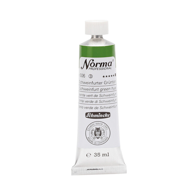 Farby olejne Schmincke Norma Professional 35 ml – 506 Zieleń Schweinfurtzka (odcień)