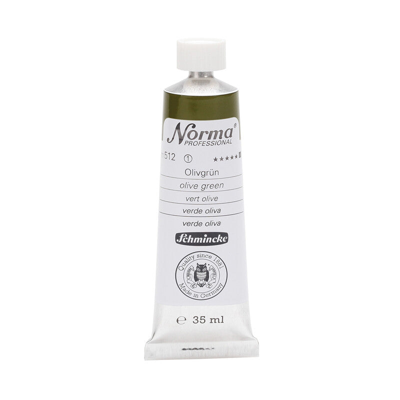 Farby olejne Schmincke Norma Professional 35 ml – 512 Zieleń oliwkowa