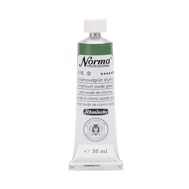 Farby olejne Schmincke Norma Professional 35 ml – 516 Zieleń chromowa