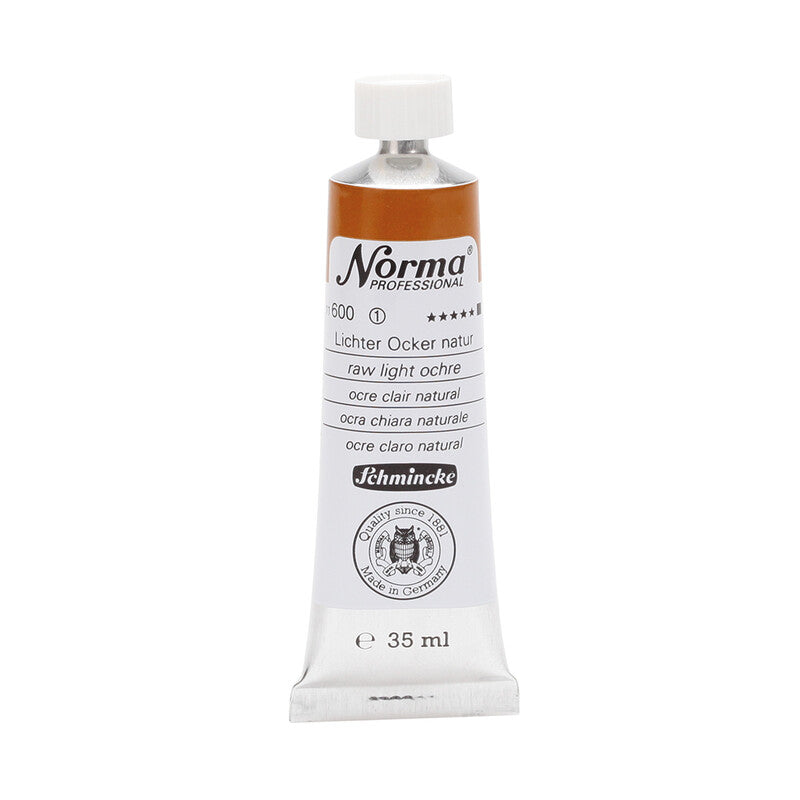 Farby olejne Schmincke Norma Professional 35 ml – 600 Ochra jasna naturalna