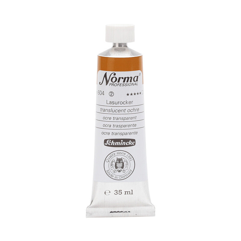 Farby olejne Schmincke Norma Professional 35 ml – 604 Ochra transparentna