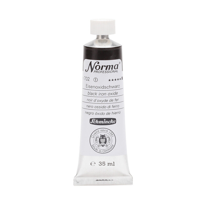 Farby olejne Schmincke Norma Professional 35 ml – 702 Tlenek żelaza czarny