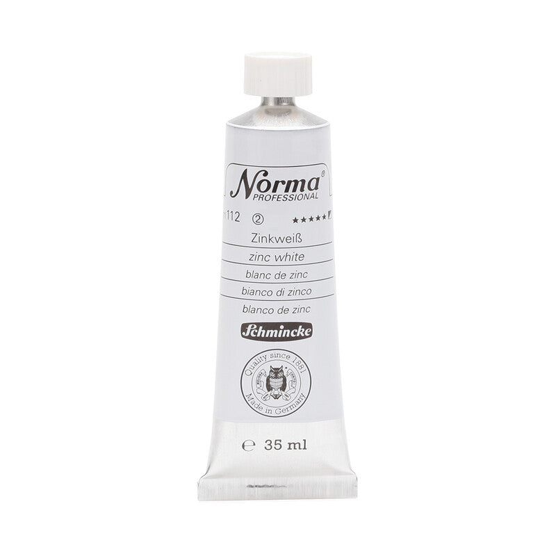 Farby olejne Schmincke Norma Professional 35 ml – 112 Biel cynkowa