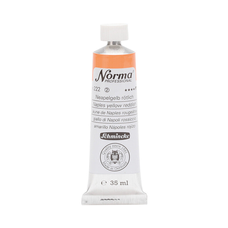 Farby olejne Schmincke Norma Professional 35 ml – 222 Żółcień neapolitańska czerwonawa