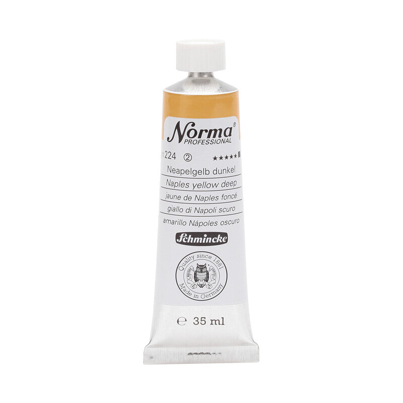 Farby olejne Schmincke Norma Professional 35 ml – 224 Żółcień neapolitańska ciemna