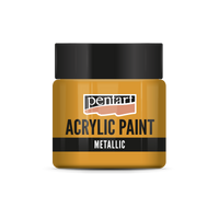 Farba akrylowa metaliczna - 50 ml – orange