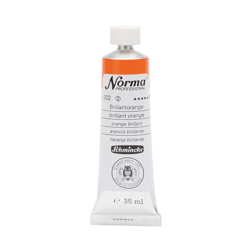 Farby olejne Schmincke Norma Professional 35 ml – 302 Oranż brylantowy