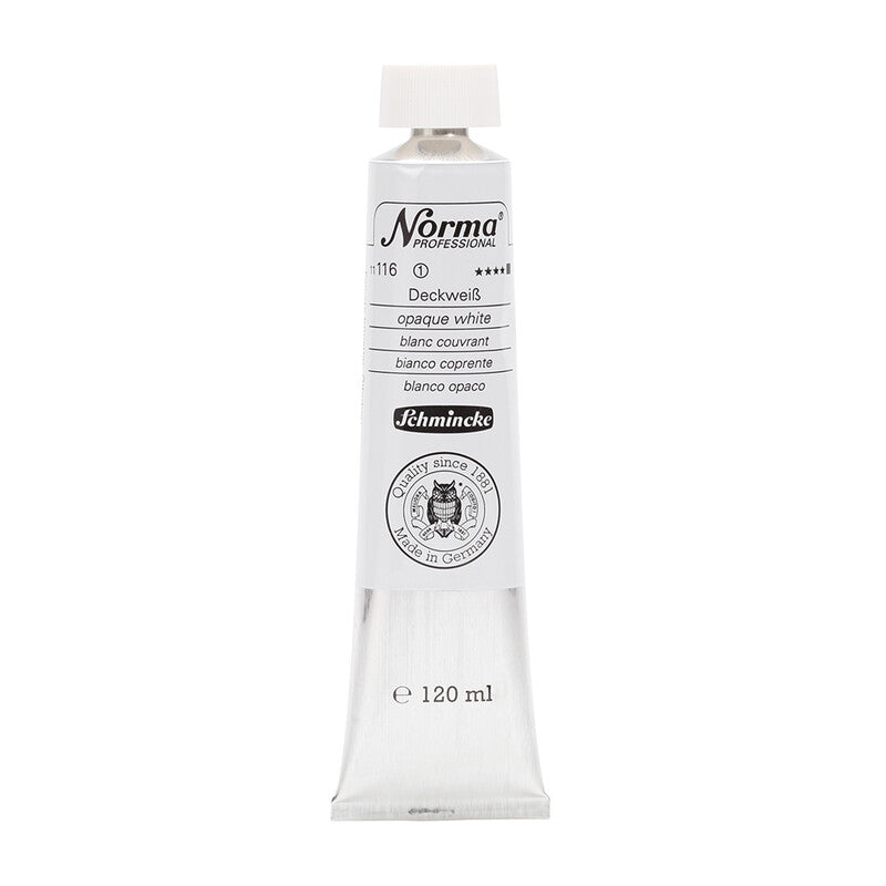 Farby olejne Schmincke Norma Professional 120 ml – 116 Biel kryjąca