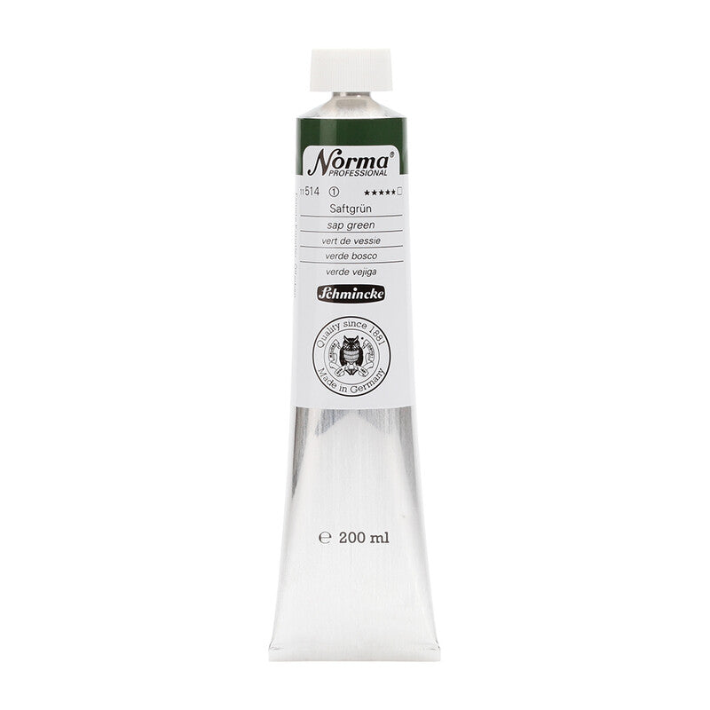 Farba olejna Schmincke Norma Professional 200 ml – 514 Zieleń soczysta