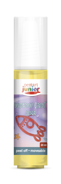 Farba do szkła window paint 20 ml – żółty
