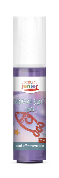Farba do szkła window paint 20 ml – liliowy