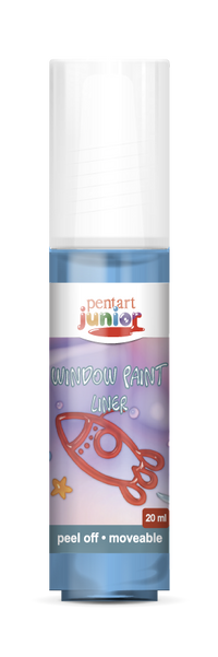 Farba do szkła window paint 20 ml – niebieski