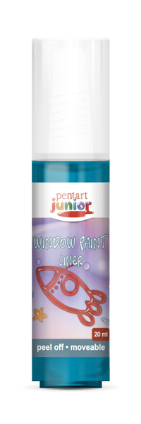 Farba do szkła window paint 20 ml – turkusowy