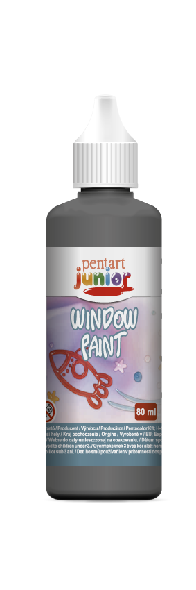 Konturówka do szkła Pentart 80 ml - czarna