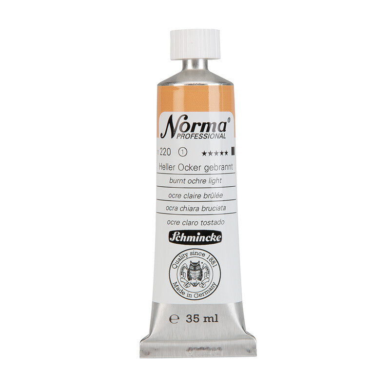 Farby olejne Schmincke Norma Professional 35 ml – 220 Ochra palona jasna