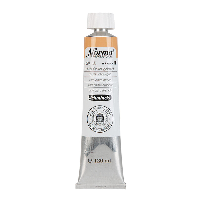 Farby olejne Schmincke Norma Professional 120 ml – 220 Ogra palona jasna