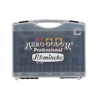 Zestaw w plastikowym etui Schmincke AERO COLOR, 16 x 28 ml + 7 pustych buteleczek
