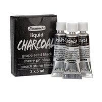 Węgiel w płynie Schmincke Trio liquid charcoal
