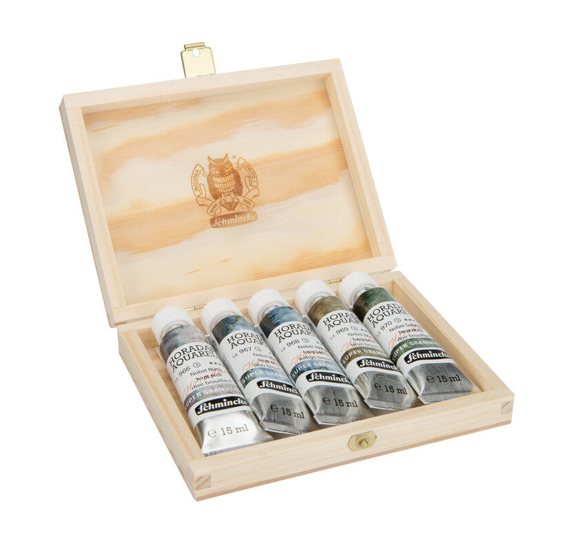 Schmincke HORADAM Super Granulation zestaw haze, 5 x 15 ml