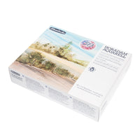 Drewniany zestaw farb akwarelowych Schmincke HORADAM Super Granulation – 50 x 1/2 kostki