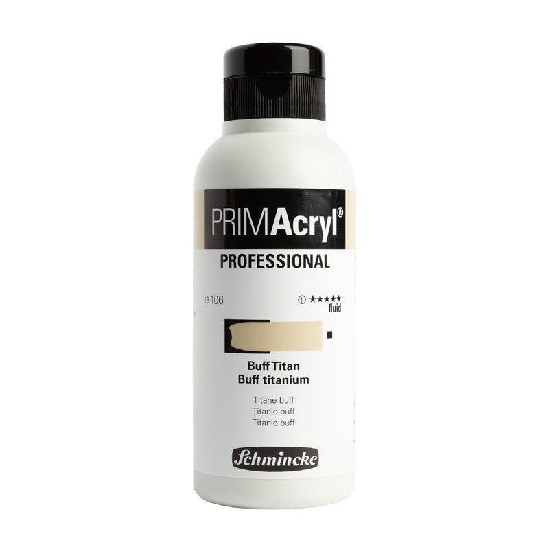 Farby akrylowe Schmincke PRIMAcryl Professional 250 ml – 106 Tytanowy płowy płynna
