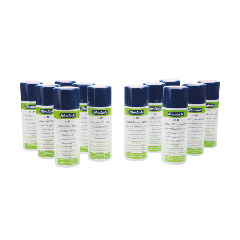 Werniks uniwersalny Schmincke półmatowy, w sprayu 400 ml