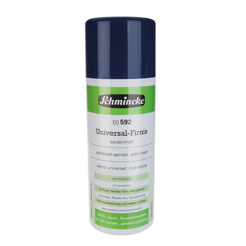 Werniks uniwersalny Schmincke półmatowy, w sprayu 400 ml