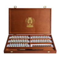 Schmincke HORADAM drewniana kasetka, 50 x 5 ml Super Granulation