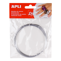 Drut modelarski APLI 1,5 mm × 5 m – srebrny