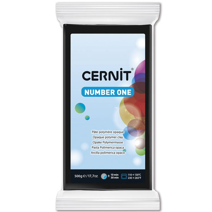 Masa polimerowa CERNIT Number One 500 g – czarna