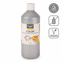 Farba plakatowa Creall CREALLCOLOR 500 ml - srebrna