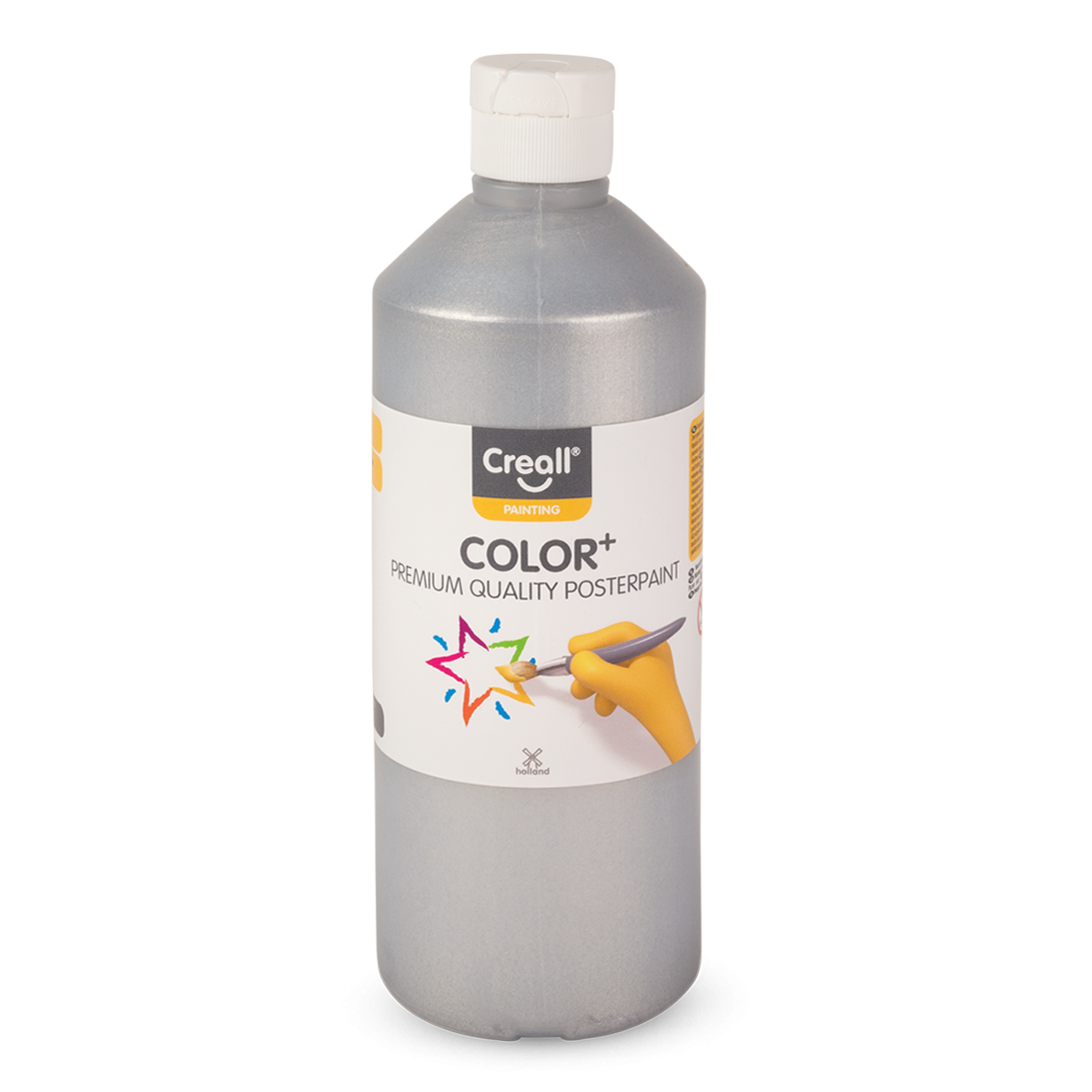 Farba plakatowa Creall CREALLCOLOR 500 ml - srebrna