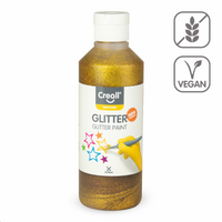Farba brokatowa Creall Glitter 250 ml - złota