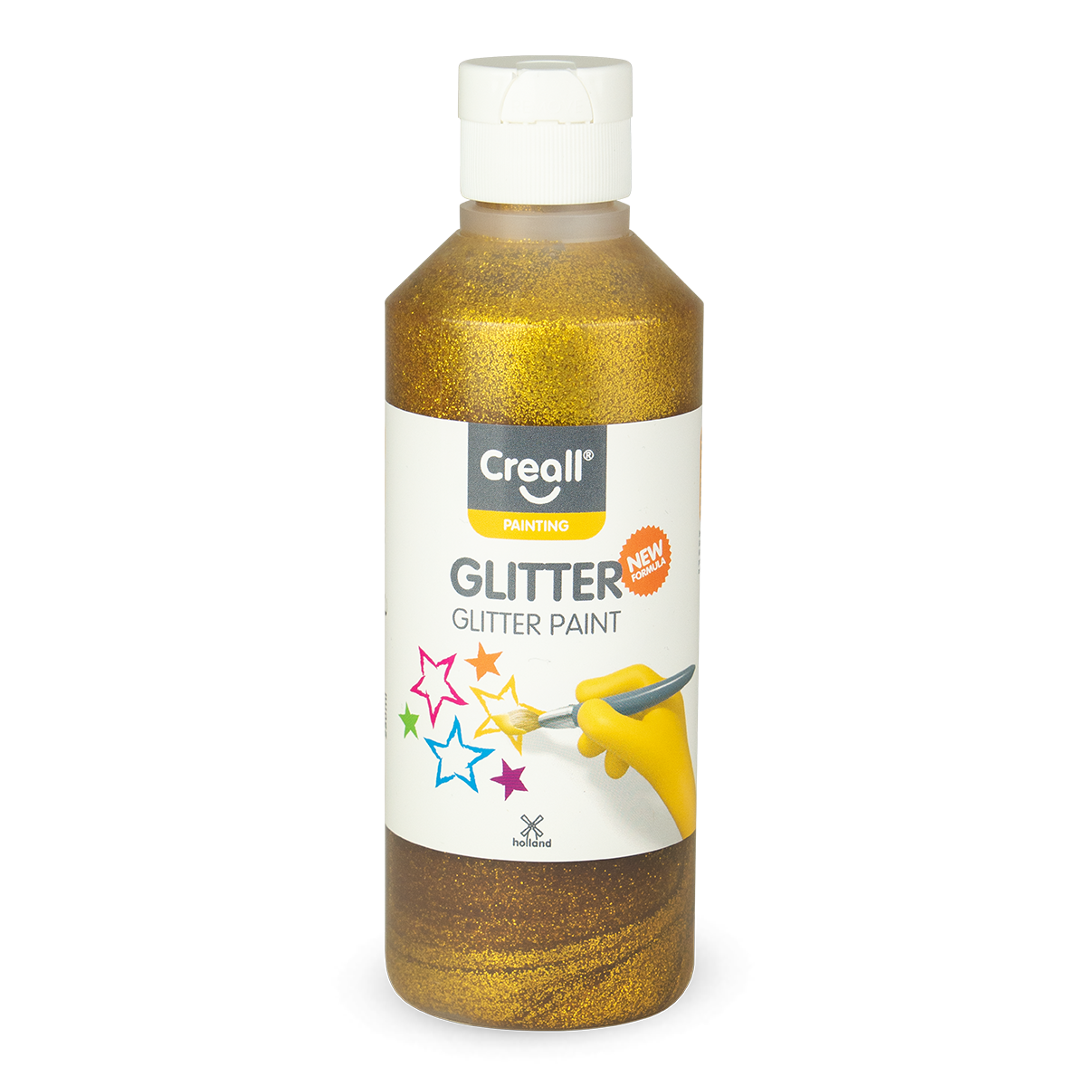 Farba brokatowa Creall Glitter 250 ml - złota