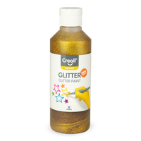 Farba brokatowa Creall Glitter 250 ml - złota