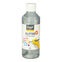Farba brokatowa Creall Glitter 250 ml - srebrna